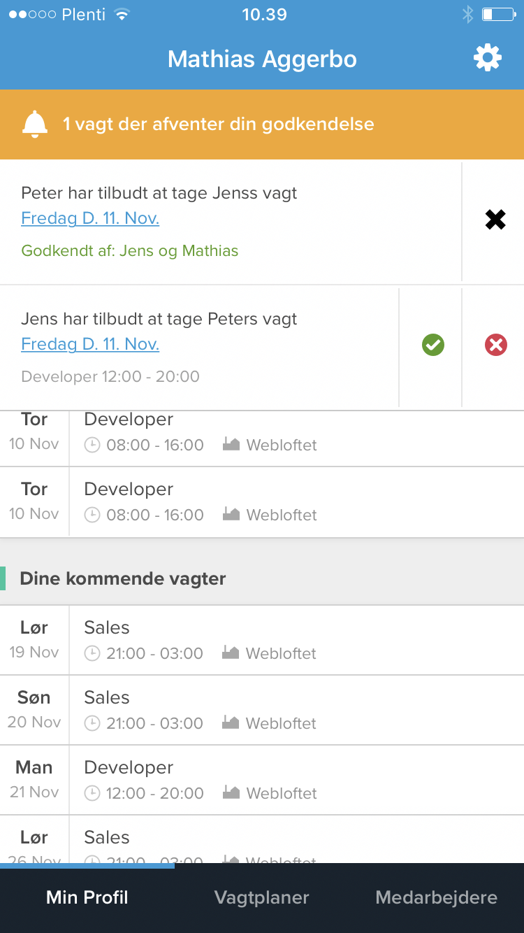 Hurtig godkendelse på mobilen