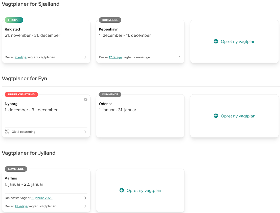 Nyt: Navngiv vagtplaner i Smartplan