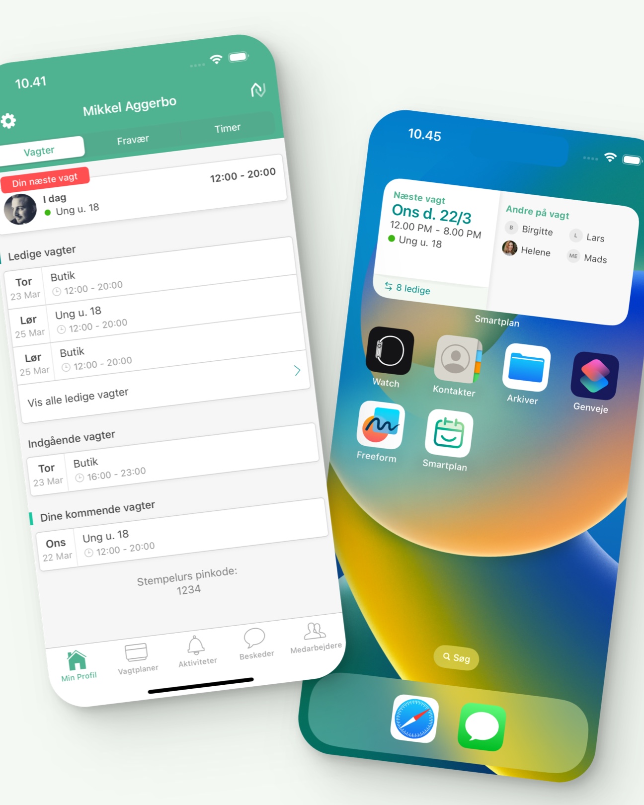 Billede af Smartplan appen