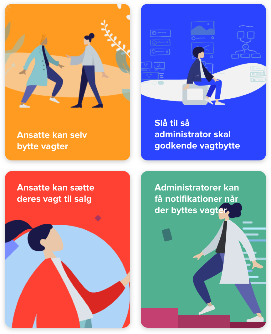 Billede af vagtbytte