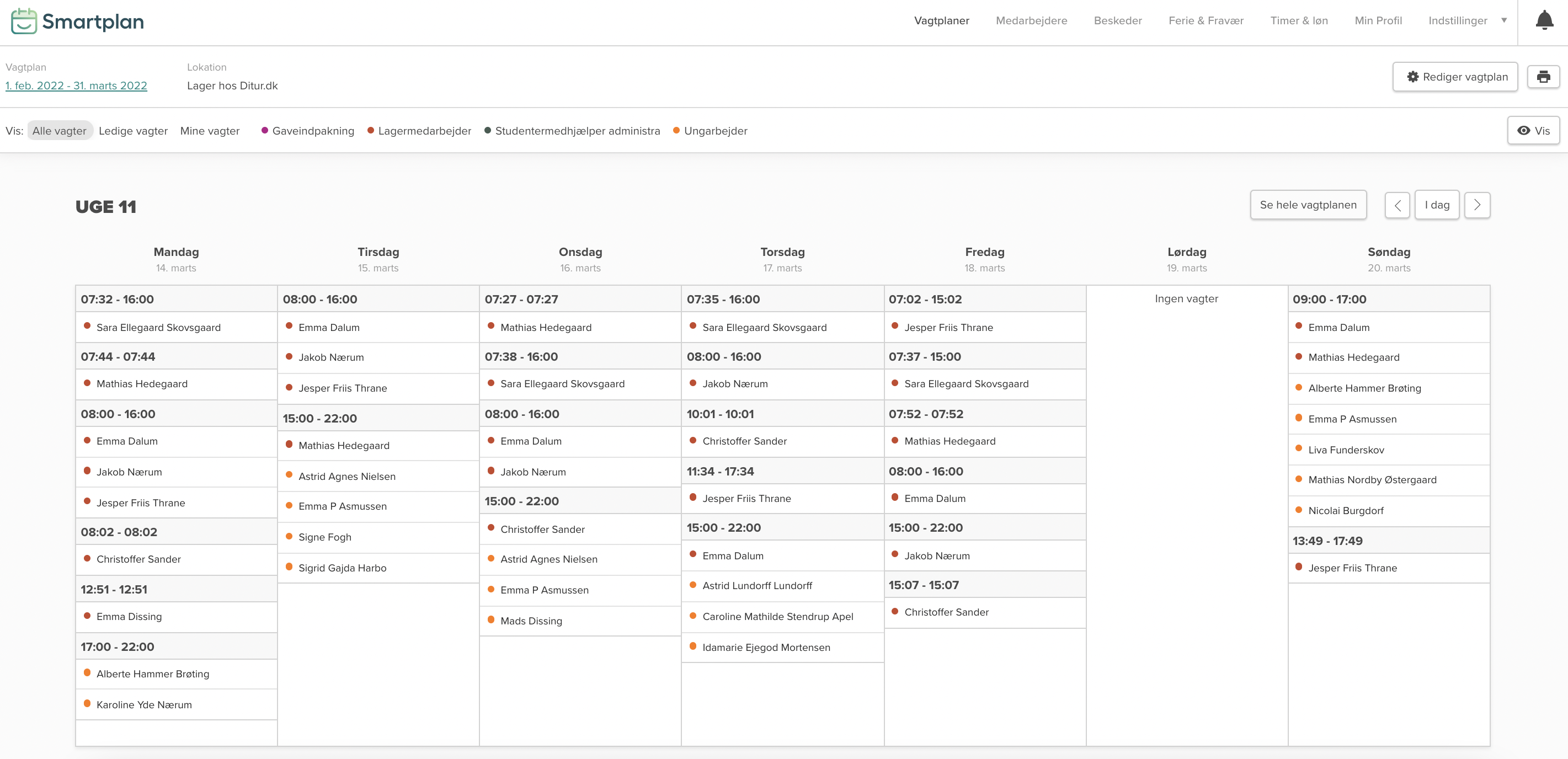 Billede af Smartplan appen